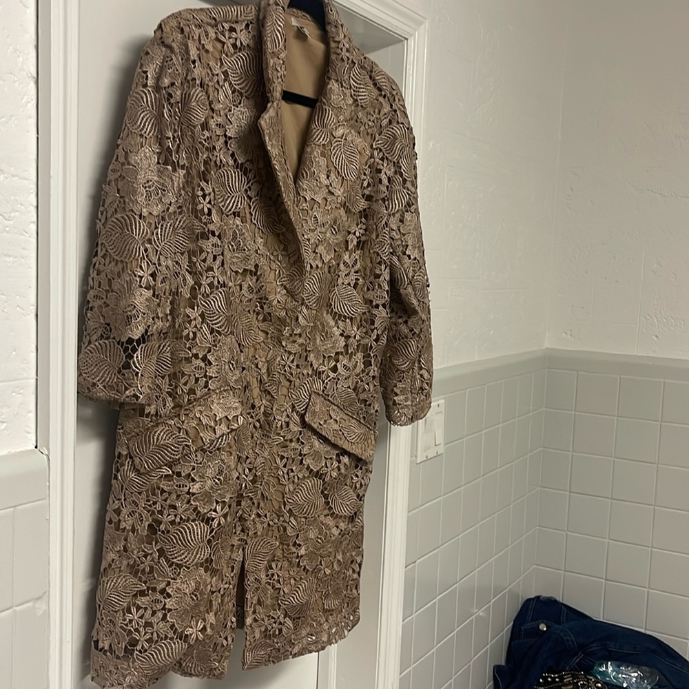 Gold Embroidered Evening Jacket